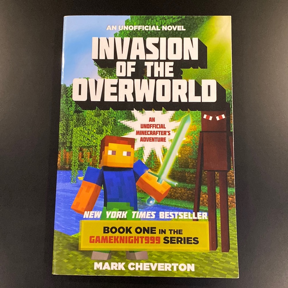 Minecraft: Invasion of the Overworld by Mark Cheverton - Paperback Novel
